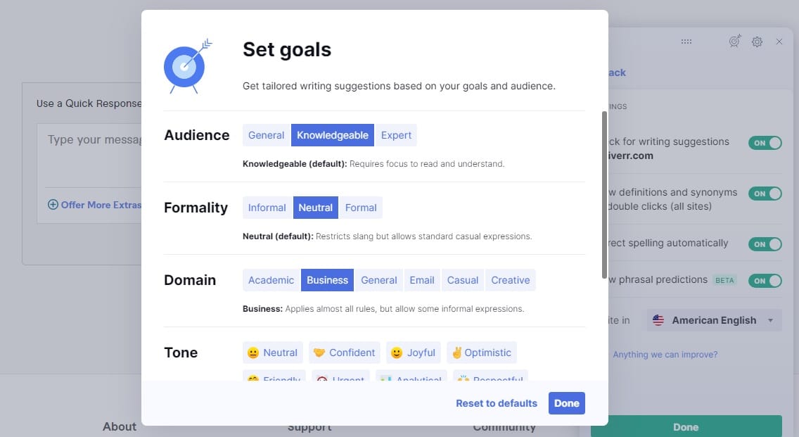 Grammarly for Chrome New Interface - Business Online Mastery